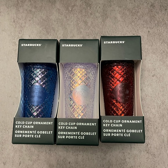 NWT Starbucks Jeweled Keychain/Ornament Bundle - Picture 2 of 5